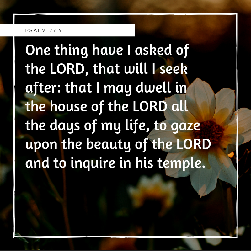Psalm 27:4