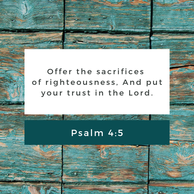 Psalm 4:5