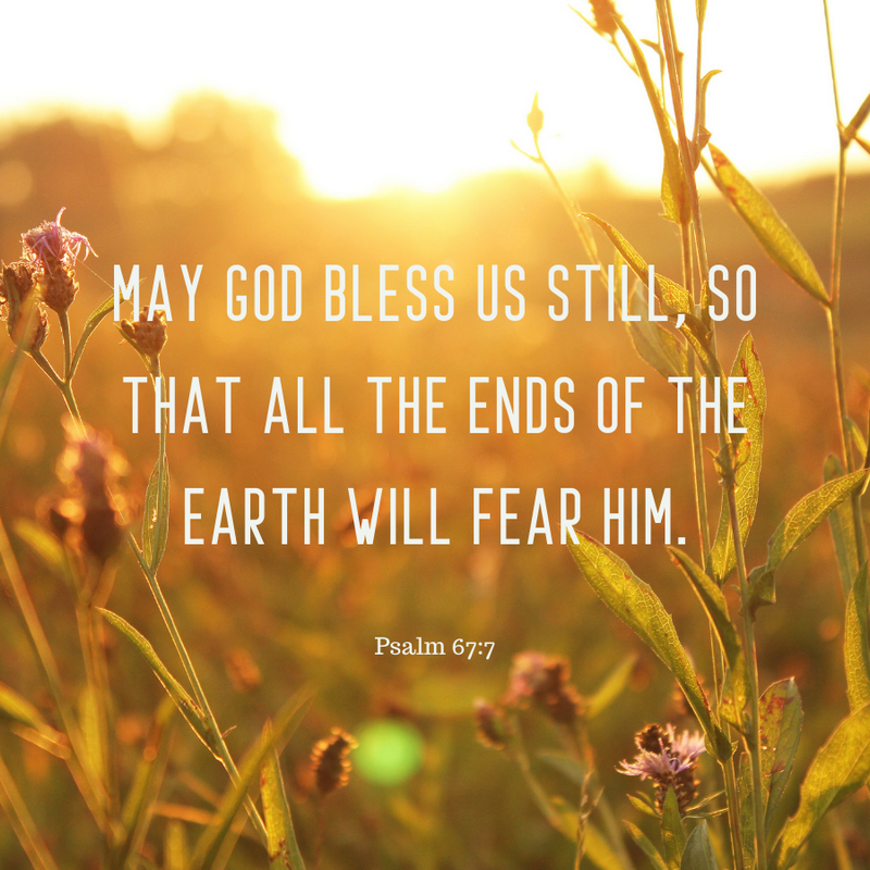 Psalm 67:7