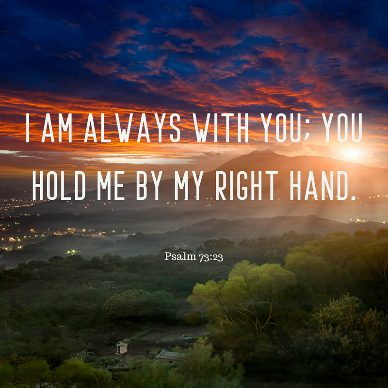 Psalm 73:23