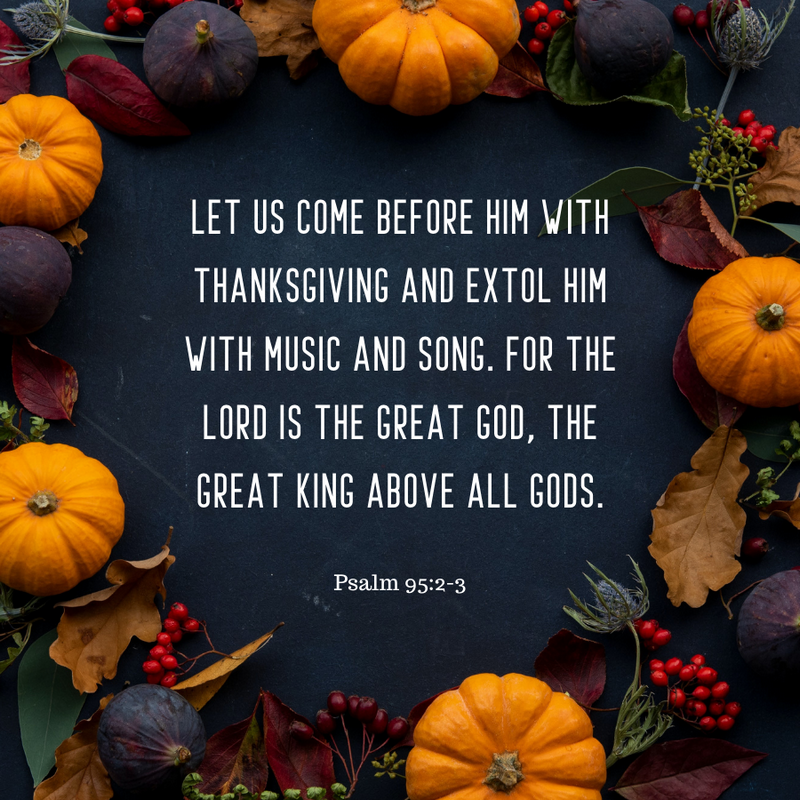 Psalm 95:2-3