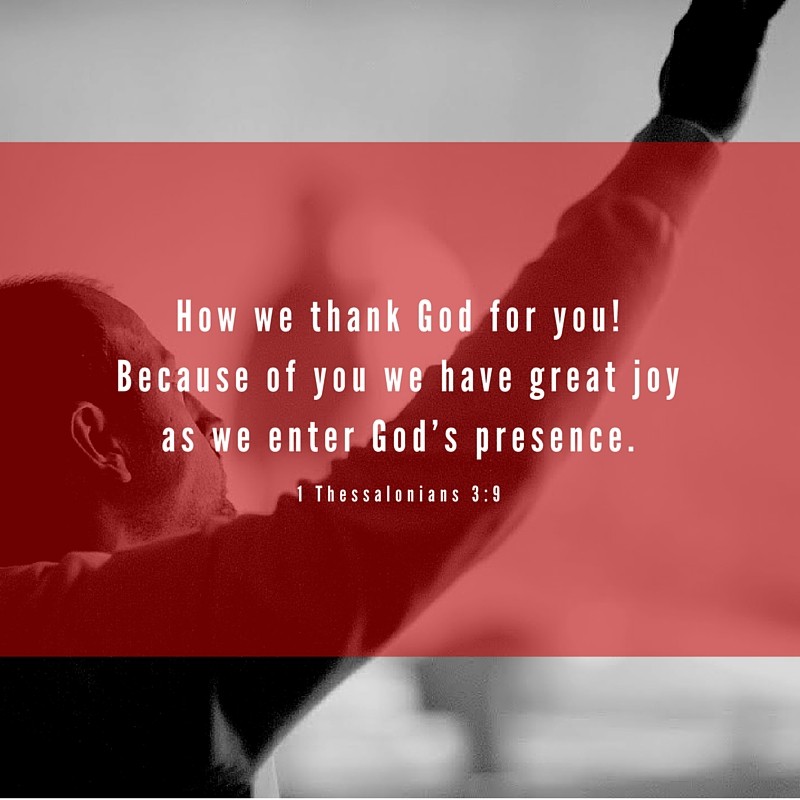 1 Thessalonians 3:9