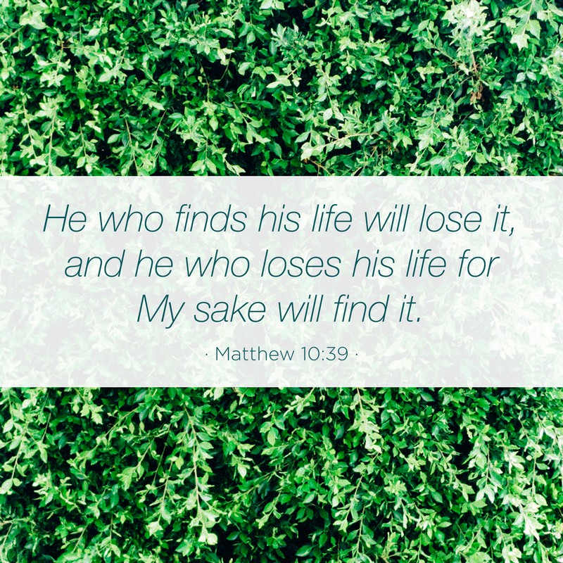 Matthew 10:39