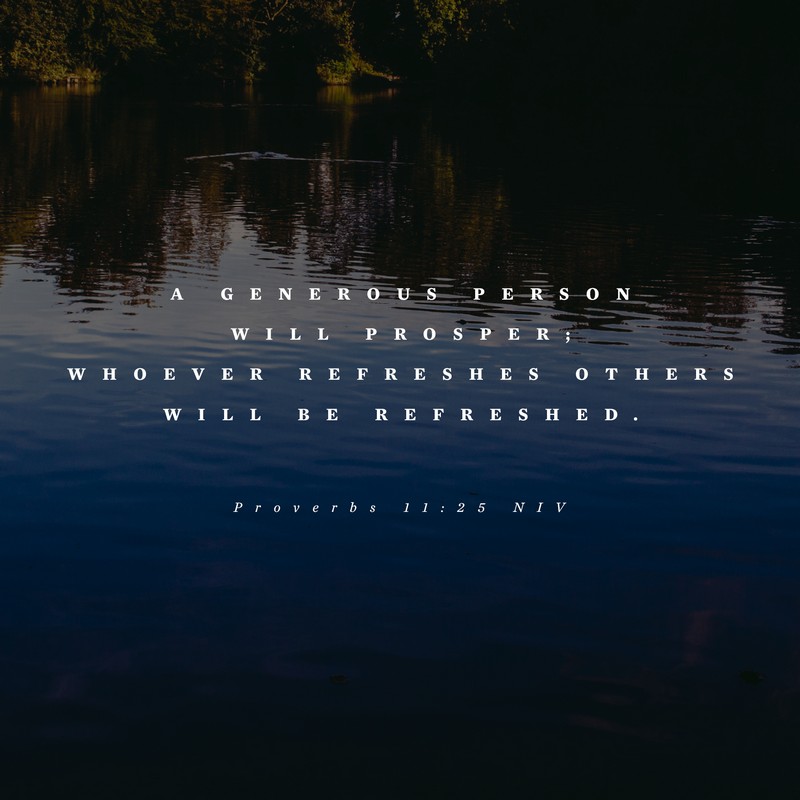 Proverbs 11:25