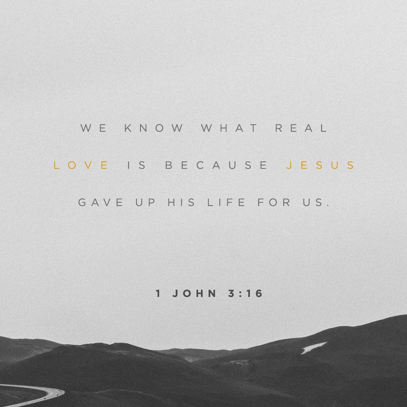 1 John 3:16