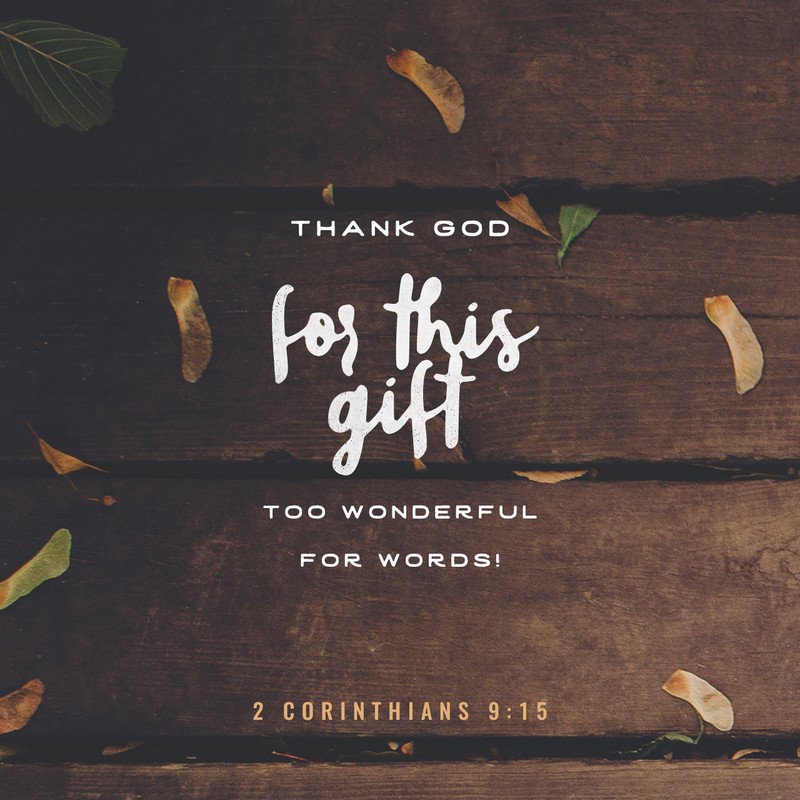 2 Corinthians 9:15