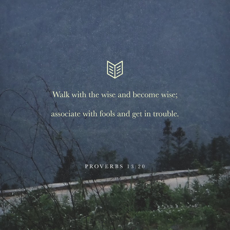 Proverbs 13:20