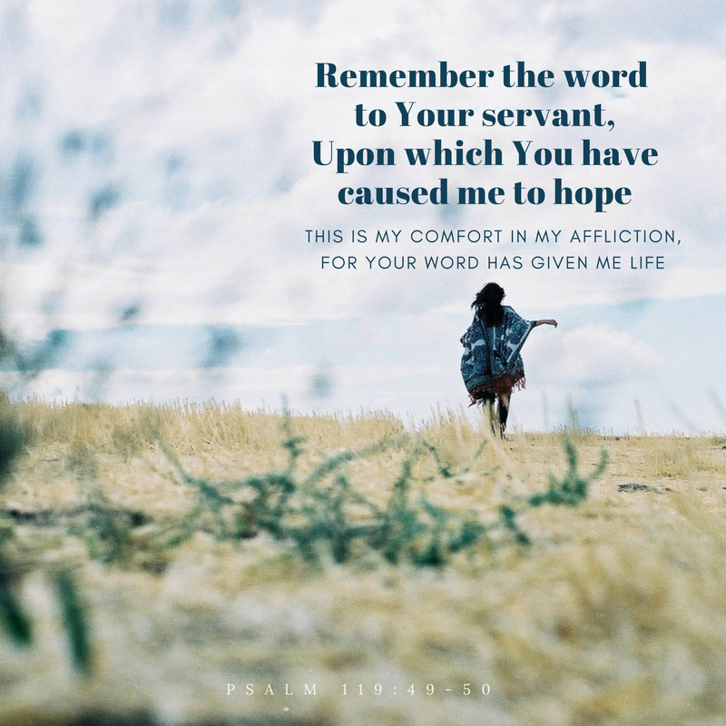 Psalm 119:49-50